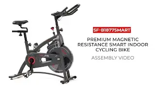 How To Assemble: SF-B1877SMART Premium Magnetic Resistance Smart Indoor Cycling Bike