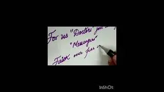 Happy doctors day poem in cursive handwriting