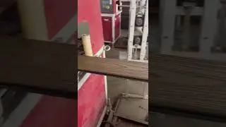 PE wood-plastic flooring extrusion line