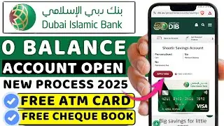 Open Dubai Islamic Bank Zero Account Online 2025 | Dubai Islamic Bank Minor Bank Account Online