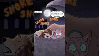 Pixie & Brutus Can&rsquo;t Sleep 😴Funny Comic Dub pet foolery #comics #comicdub #comedy #funny #webcomics