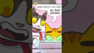 Bad Reviews (Litterbox Comics Dub)  #funnycomics #unexpected #animalcomics
