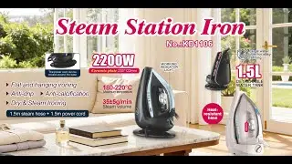 Say goodbye to wrinkles and hello to effortless ironing with #DSP Steam Iron | Model: KD1106 👕👕👕✨✨✨