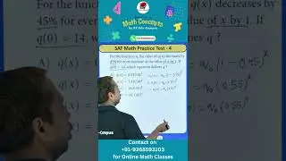 SAT Math Q # 23 Practice Test - 4 : Mastering the SAT Math #digitalsatmath #digitalsat #satmath #sat
