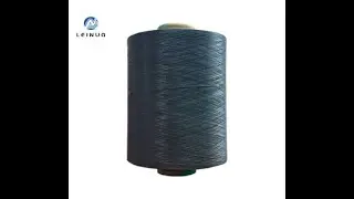 Color acy yarn air covered yarn dope dyed yarn dark gray yarn 2070 nylon yarn knitting webbing