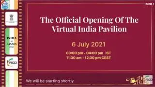 Prakash Javadekar Inaugurated Virtual India Pavilion at Cannes Film Market 2021