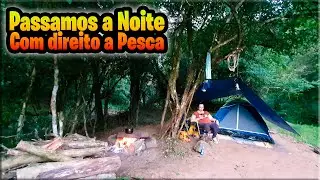 PASSEI 24 HORAS NA BEIRA DO RIO PELA PRIMEIRA VEZ! (Pesca e Galinhada)