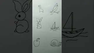 How to draw with numbers | Easy drawing for kids | #drawing #numberfun #drawingforkids #easydrawing