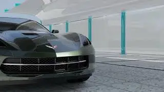 CGI Car Rendered in Blender