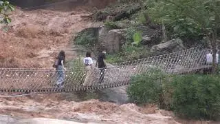 Mae Sa Valley in Thailand after rain in one minute