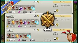 TH9 FARMING ATTACKS IN GOLD LEAGUE ...