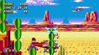 Sonic Mania: Mirage Saloon Zone Act 1 (Super Sonic) [1080 HD]