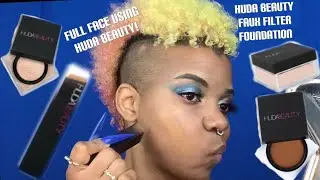 **NEW**HUDA BEAUTY FAUX FILTER FOUNDATION STICK | |FULL FACE USING HUDA BEAUTY‼️