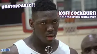 6”11 Kofi Cockburn Of The New York Renaissance EYBL @ Playaz Spring Fling 2018 ! - MVP Weekend 🎖🦍