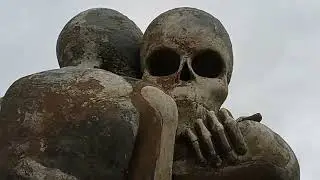 Chilling sculpture hidden in the countryside