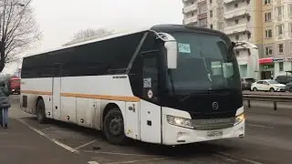 (Королёв) Мытищинский Автобус Golden Dragon XML6127JR Snow Leopard 2019 по маршруту 576к