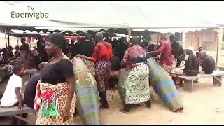 Lakpo, Agbadza group displaying..