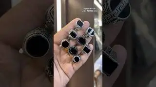 black stone men&rsquo;s silver ring | exclusive boys ring #shorts #ring #black #sufi #jewelry #ajmer #ali