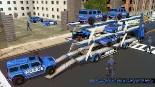 US Police Hummer Car Quad Bike Transport Android Gameplay