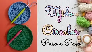 🧶🪡COMO TEJER CIRCULO CON CROCHET PASO A PASO + UNO QUE OTRO TIPS
