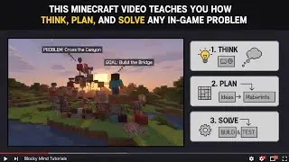 This Minecraft Video Teaches You How to Think, Plan, and Solve Any In Game Problem