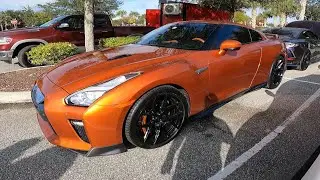 Unique color Nissan GTR 