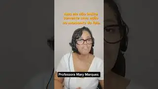 Valor sem&acirc;ntico do verbo no presente do indicativo. #auladeportugu&ecirc;s #gram&aacute;tica