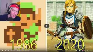 Folagor Reacciona Evolución Legend Of Zelda Juegos 1986-2020