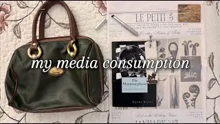 a teenage girls media consumption (book recommendations, music, shows, etc)
