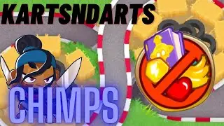 BTD6 KartsNDarts Chimps Tutorial - Easy To Follow - NO RNG - No Abilities - Black Border
