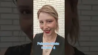 Peinado efecto mojado para pelucas @chiaracabello