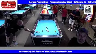 Corner Pocket Pub - Famous Sunday 9 Ball - 8/30/25