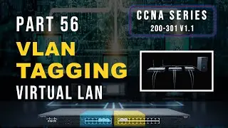 VLAN Tagging in Hindi | VLAN Trunking explained | CCNA 200-301 V1.1 PART 56