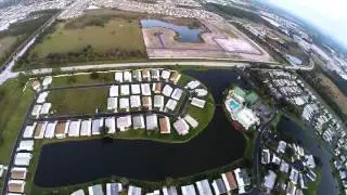 LAKES OF MELBOURNE FROM DRONE