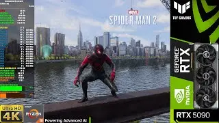 RTX 5090 - Spider Man 2, Ultimate Ray Tracing, DLSS 4, Quality 4K