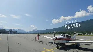 Epic flight adventure. France from above in a PA28
