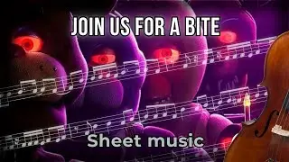 Join Us for a Bite – FNAF Song | Cello Cover + Sheet Music