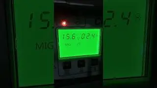 cm 180 ligado no 120 volts_kende cm 180d painel digital. #tools #soldador #migmag #co2 #cm180
