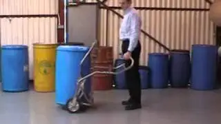 CARRO ERGONÓMICO PARA TRANSPORTE DE BIDONES | ACERO INOXIDABLE