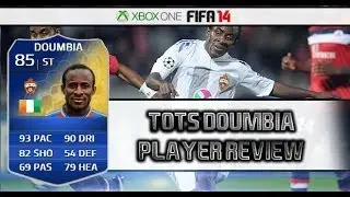 FIFA 14 | FUT - TOTS DOUMBIA 85 Review & In Game Stats Ultimate Team