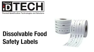 Dissolvable Food Safety Labels | Food Rotation Stickers That Dissolve in Water