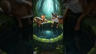 #DreamScreenAI The Clever Rabbit vs The Foolish Jackal Smart Jungle Story! #RabbitStory #JungleStory