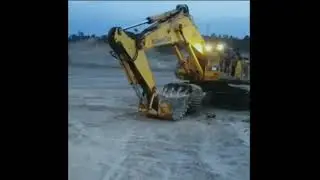 excavator  komatsu pc1250 || pasang trek