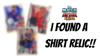 I found a Shirt Relic Card!!! Match Attax Extra 2020/21