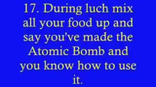 Things to do when you're bored in school