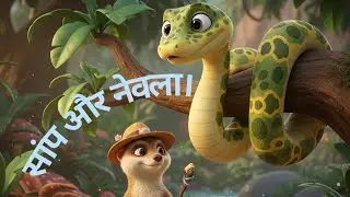 साँप और नेवला  | The Cap Seller and The Monkey in Hindi | #story #study #kids #viral #ytshorts #yt 