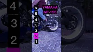 Top speed for each gear on a Yamaha MT-125
