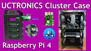 Корпус кластера Raspberry Pi 4. UCTRONICS