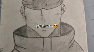 Gojo Satoru Hand Drawing | Anime Sketch Art