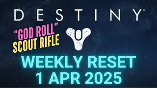 Destiny 1 WEEKLY RESET - Vendor and Faction Inventory, Weapons and Loot 1 Apr 2025, Apr/1/2025